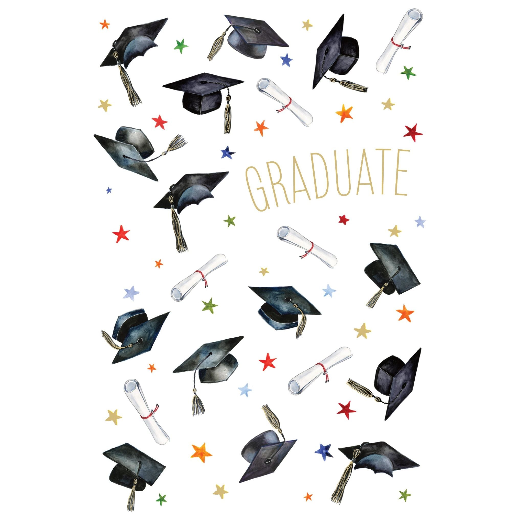 Cap Toss Graduation Card