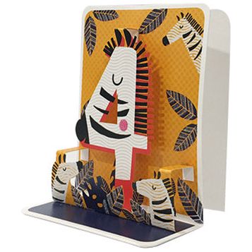 4th Birthday Pop-up Small 3D Card - Cardmore