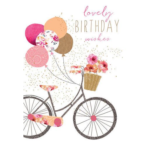 Bike Birthday Card Sara Miller