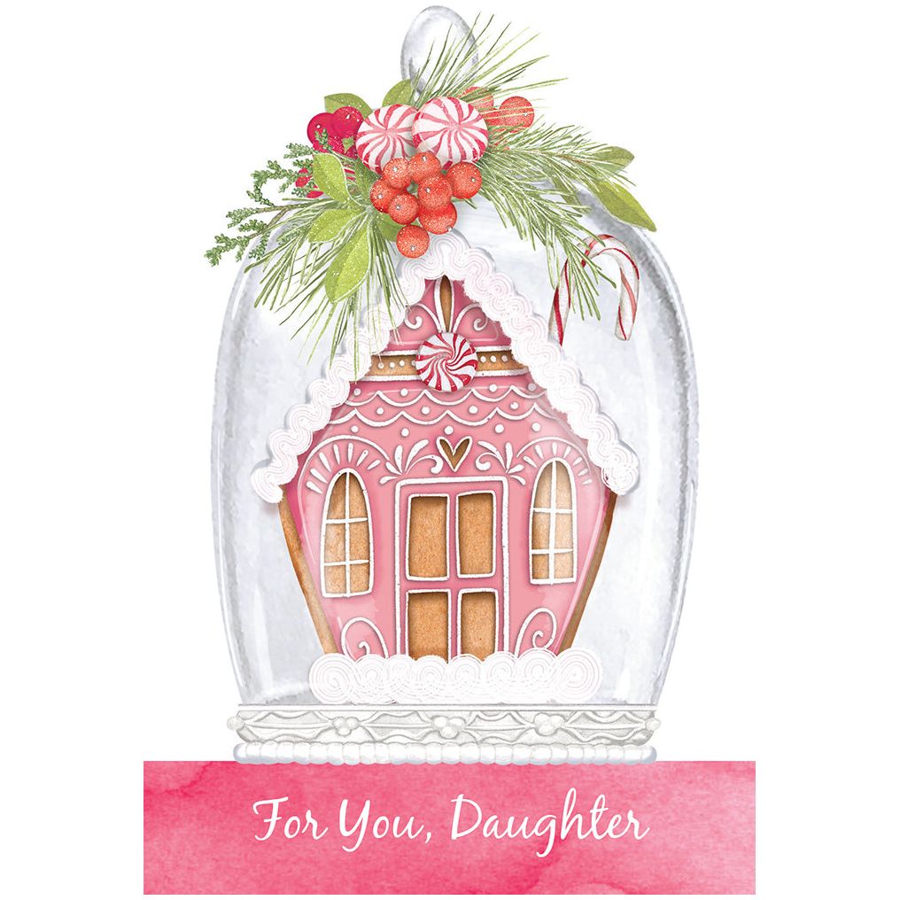 Gingerbread Dome Christmas Card Daughter