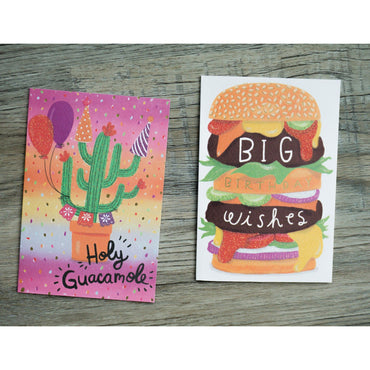 Hamburger Birthday Card