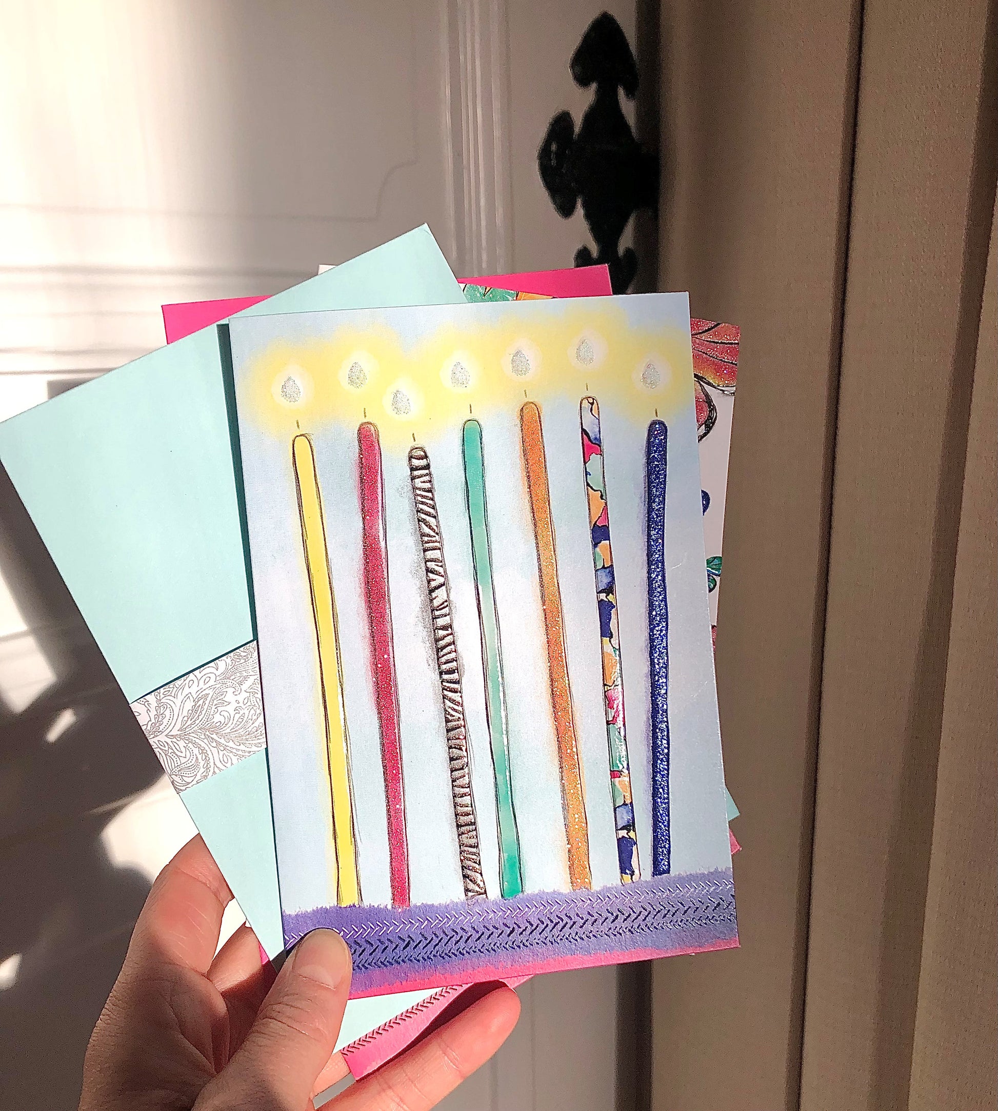 Tall Candles Birthday Card - Cardmore